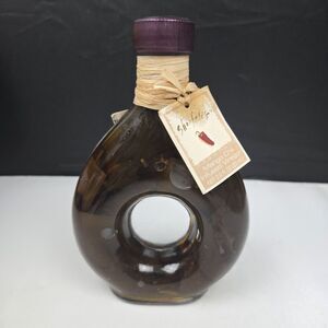 Shonfeld's Decorative Mango Chili Infused Vinegar Bottle 2001 NEW Sealed 6"
